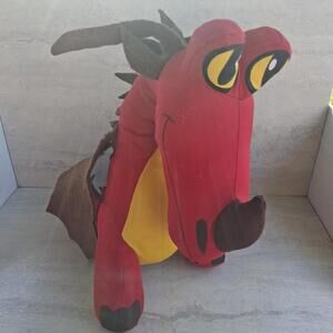 DreamWorks How to Train your Dragon 2 Red Hookfang Stuffed Animal Plush Toy 12"